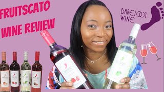 BAREFOOT WINE REVIEW Fruitscato Tasting  Moscato Wine Review  Sweet Wine  Taste of FriYAY 🎉 [upl. by Zolly]