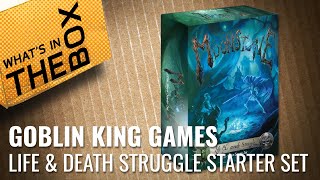 Unboxing Moonstone 2Player Starter Set  Life amp Death Struggle  Goblin King Games [upl. by Edea]