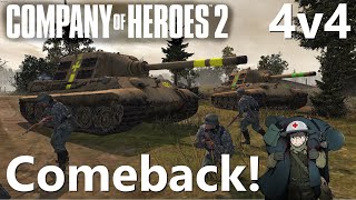 CoH2 4v4 Come back Match [upl. by Niowtna]