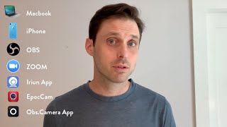 Using iPhone as a webcam with Iriun EpocCam ObsCamera OBS and Zoom  Vlog 1 [upl. by Kushner714]