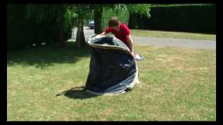 How to fold a quechua 2 seconds pop up tent away [upl. by Minnnie534]