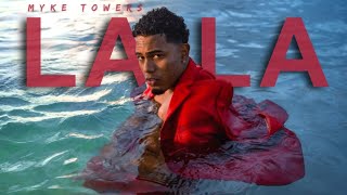 Myke Towers  LALA Lyric Video [upl. by Sivehc]