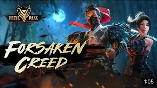 Forsaken Creed Free Fire Official Elite Pass 24 [upl. by Dirgni]