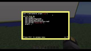 ComputerCraft Tutorial 11 Touch Screen [upl. by Renferd]