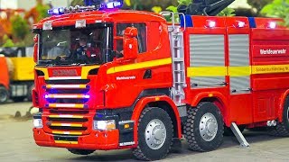 RC MODEL FIRE TRUCKS FIRE FIGHTERS RC SCANIA RC MAN RC MB MERCEDESBENZ RC TAMIYA [upl. by Stanley]