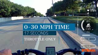 eBike Speed Test 1000 watt Front Hub Motor electric bike [upl. by Mairim]