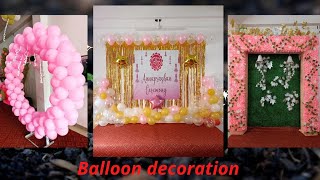 How to decorate balloon  Annaprashan ceremony  wedding ballondecoration GAO offical [upl. by Caassi914]