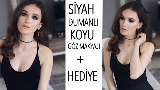 Siyah Dumanlı Göz Makyajı Smokey Eye  Çekiliş  DC ile DR Acıklı Güldürüsü [upl. by Zoldi506]