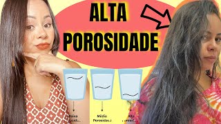 ALTA POROSIDADE É UM PERIGO PRO CABELO😳 [upl. by Atikir]