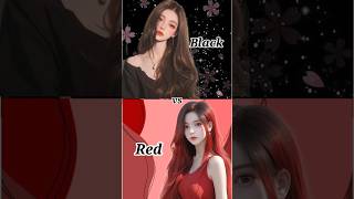 🖤🦋black vs red🦋❤dress👗heels👠  nails💅 purse👛 etc shorts song fashion [upl. by Yrailih21]