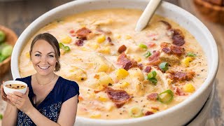 Super Flavorful Chicken and Corn Chowder [upl. by Emilee19]