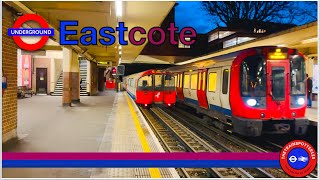 Night Time Observations at Eastcote Station  London Underground 09122023 [upl. by Carley]