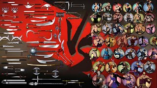 Shadow Fight 2  Tournament Fighter Weapons Vs Tournament Fighters [upl. by Redman533]