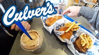 DEEP FRIED CHEESE CURDS 🧀 at Culvers 🍔 [upl. by Eudosia]