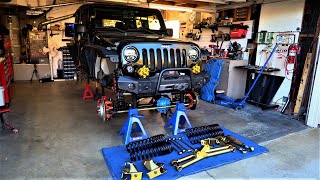 45quot Jeep Lift Kit How To Install DIY  Lock n Load Long Arm from MetalCloak [upl. by Ahsiek920]