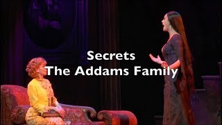 The Addams Family Musical  Secrets Lyrics [upl. by Enileuqkcaj]