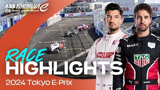 BATTLE TO THE LINE ⚡️  Tokyo EPrix Race Highlights [upl. by Barbra]