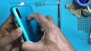 Samsung galaxy M11 A11 Disassembly amp How to open back Panel [upl. by Arimak]