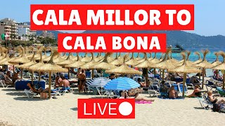 🔴 LIVE Cala Millor to Cala Bona Mallorca Majorca Spain  5th September 2021 [upl. by Tye]