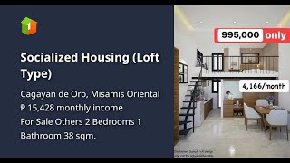 Socialized Housing Loft Type [upl. by Eirallih]