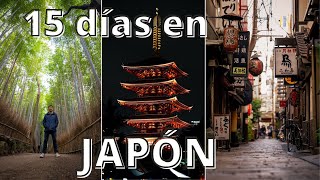 15 días en Japón  Costos transporte qué hacer Tokyo Osaka Hiroshima Kyoto [upl. by Nav]