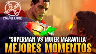 Superman Vs Mujer Maravilla En Español Latino Suicide Squad Kill the Justice League Mejores Momentos [upl. by Vanna146]