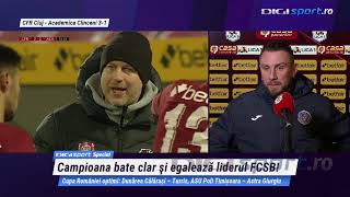 Reacții după CFR Cluj  Academica Clinceni 31 la emisiunea Digi Sport Special [upl. by Huba739]