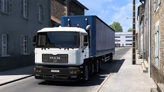 ETS2 149  Man F2000  Clermont Ferrand 🇫🇷  Aurillac 🇫🇷  ETS2 Map  Truck Mods  Sir Crash [upl. by Arand]