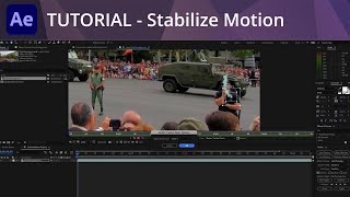 After Effects Tutorial  Stabilize Motion [upl. by Lirret705]