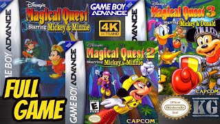 Disneys Magical Quest TRILOGY GBA Gameplay Walkthrough FULL GAME 4K60ᶠᵖˢ UHD🔴 [upl. by Atikcir283]