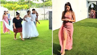 Asi de hermosa Llego Luchi y La Novia a la BODA Comenzó la fiesta 😍 [upl. by Jonah]