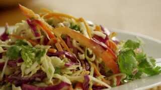 How to Make AsianStyle Coleslaw  Salad Recipes  Allrecipescom [upl. by Reinaldos]