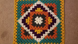 Kaleidoscope Granny Blanket Crochet Along pt 21 [upl. by Pam]