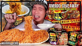 RM999 GIVEAWAY amp MKN 9 BUNGKUS MAGGI PEDAS GILER JAMBAN KIRIM SALAM  ASMR MUKBANG [upl. by Magnien]