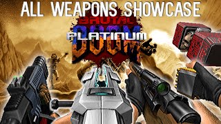 BRUTAL DOOM Platinum 41 Dev Version  All Weapons Showcase [upl. by Aldarcie]