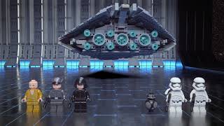 First Order Star Destroyer  LEGO Star Wars  75190  Product Animation [upl. by Marcellina]