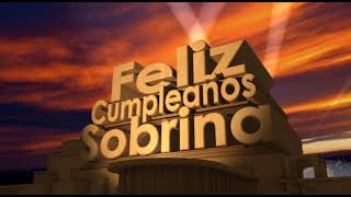 Feliz Cumpleaños Sobrina [upl. by Noreik]