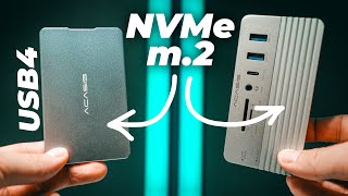 THE BEST amp Fastest NVMe SSD Enclosure  ACASIS Thunderbolt 4 amp HUB NVMe Accessories [upl. by Tabbatha]