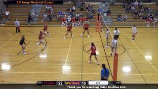 Bennett County Lady Warriors vs HighmoreHarrold Lady Pirates VB [upl. by Ezara]