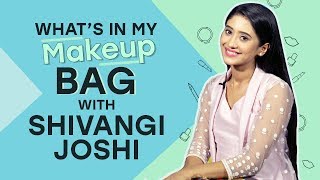 Whats in my Makeup Bag with Shivangi Joshi  Fashion  Lifestyle  Pinkvilla [upl. by Zondra155]