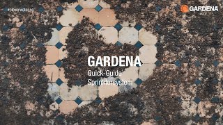 GARDENA Sprinklersystem Installation Instructions [upl. by Netsyrk]