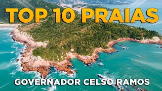 👽 TOP 10 PRAIAS DE GOVERNADOR CELSO RAMOS  SC [upl. by Newby584]