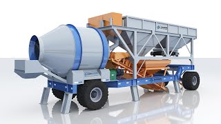 How Mobile Concrete Batching Plant Works [upl. by Laeria]