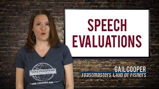 Toastmasters Speech Evaluations Tips [upl. by Norad]