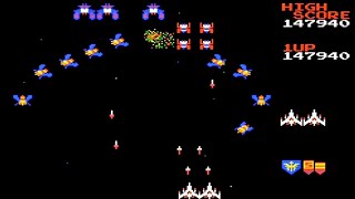 Galaga Demons of Death NES Playthrough  NintendoComplete [upl. by Hayton538]