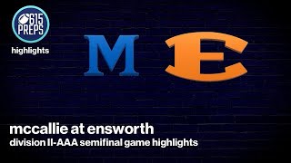 TSSAA Football Highlights McCallie 31 Ensworth 7 [upl. by Triley]