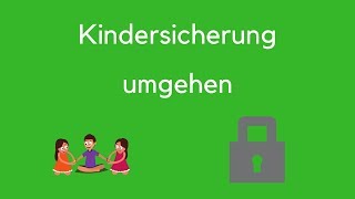 Kindersicherung umgehen  Tutorial 16  PC Center [upl. by Aralomo]