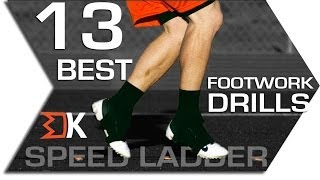 13 Speed Ladder Drills For Faster Footwork amp Quickness [upl. by Sprung207]