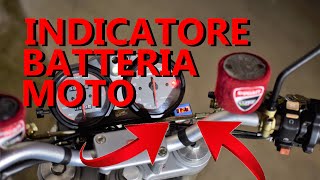 012  aggiungere INDICATORE livello TENSIONE batteria MOTO [upl. by Goldina]