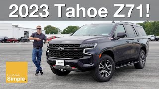 2023 Chevy Tahoe Z71  The Off Road Capable Large SUV [upl. by Cappello2]